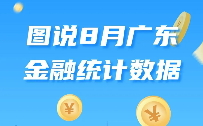 图说2024年8月广东金融统计数据