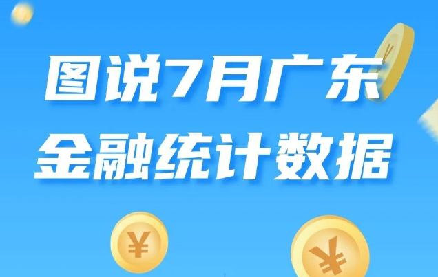 图说2024年7月广东金融统计数据