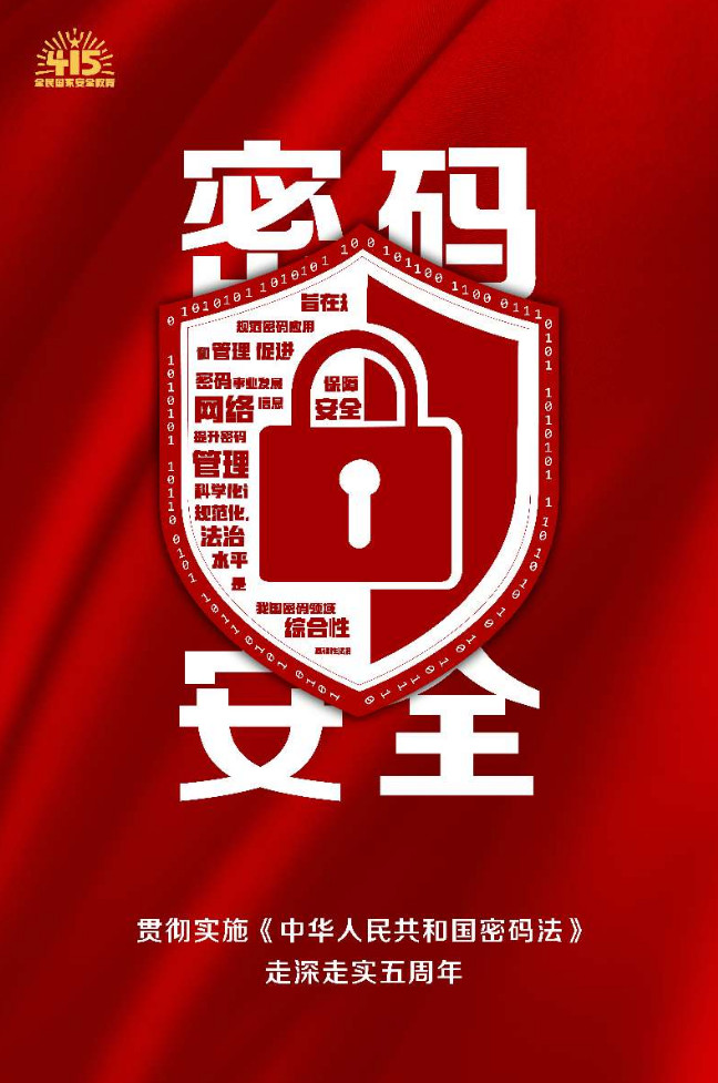 “4·15”全民国家安全教育日密码安全宣传挂图