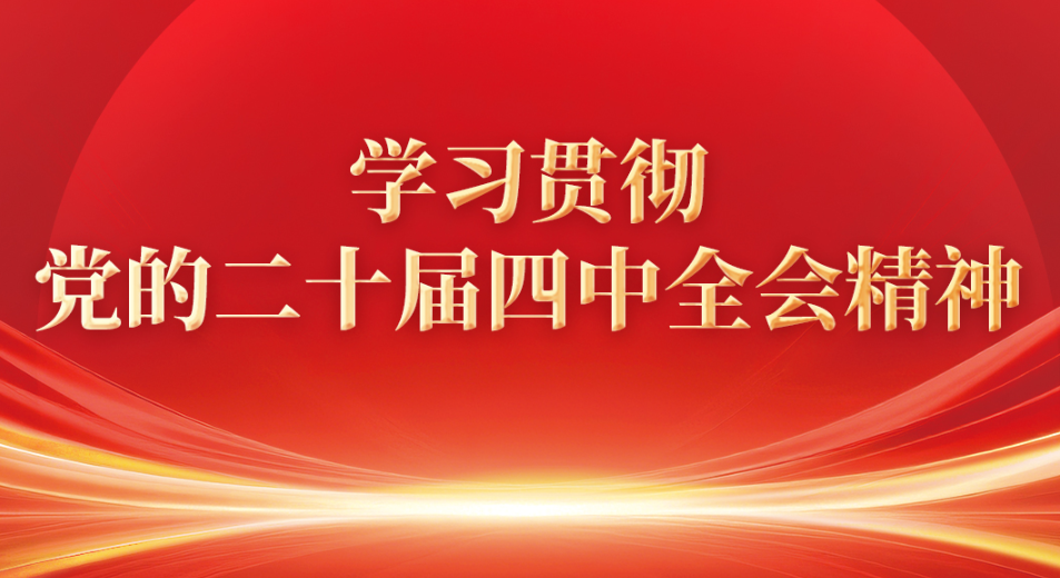 学习贯彻党的二十届四中全会精神 学习贯彻党的二十届四中全会精神