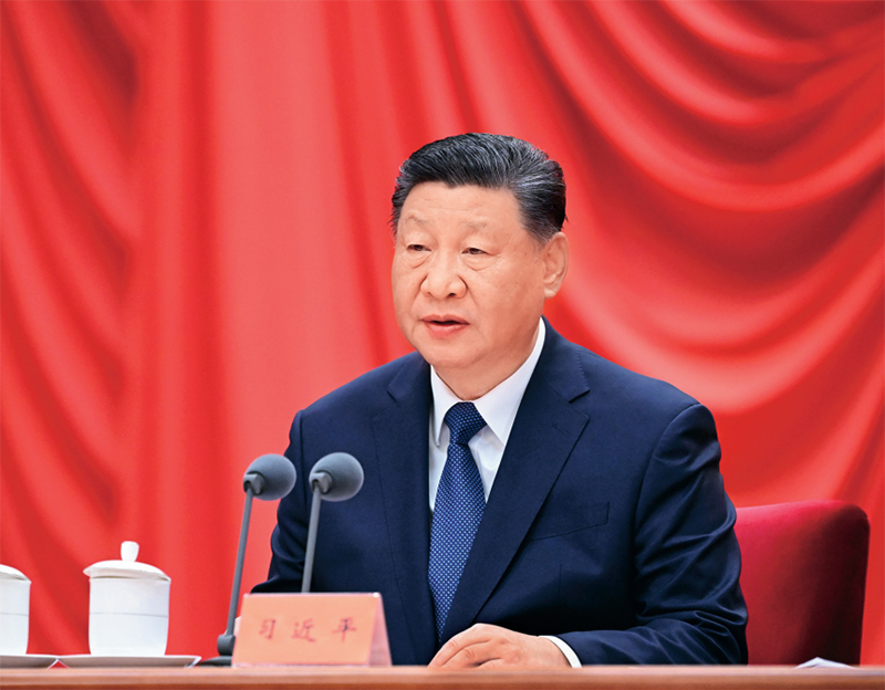 2025年1月6日,中共中央总书记、国家主席、中央军委主席习近平在中国共产党第二十届中央纪律检查委员会第四次全体会议上发表重要讲话。图片来源:新华网 2025年1月6日,中共中央总书记、国家主席、中央军委主席习近平在中国共产党第二十届中央纪律检查委员会第四次全体会议上发表重要讲话。图片来源:新华网