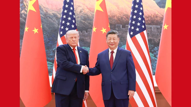 习近平同美国总统特朗普会谈