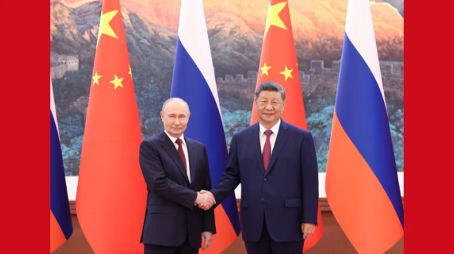 习近平同俄罗斯总统普京会谈