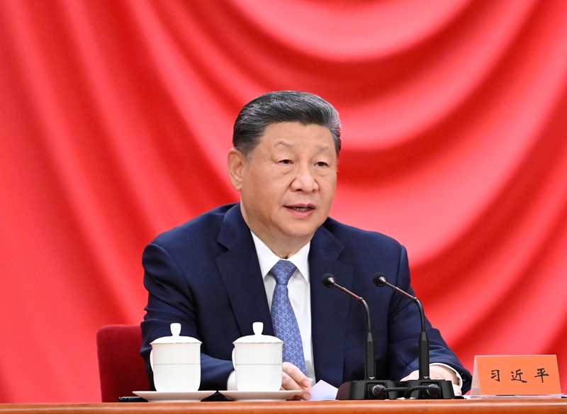 7月8日上午，国家科学技术奖励大会、中国科学院第二十二次院士大会和中国工程院第十八次院士大会、中国科学技术协会第十一次全国代表大会在北京人民大会堂隆重召开。中共中央总书记、国家主席、中央军委主席习近平出席大会并发表重要讲话。图片来源：新华网