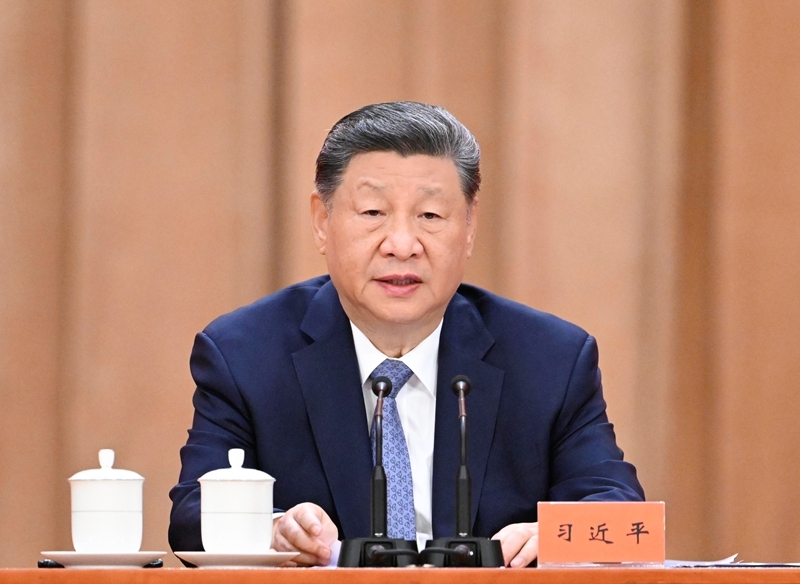 7月8日上午，国家科学技术奖励大会、中国科学院第二十二次院士大会和中国工程院第十八次院士大会、中国科学技术协会第十一次全国代表大会在北京人民大会堂隆重召开。中共中央总书记、国家主席、中央军委主席习近平出席大会并发表重要讲话。图片来源：新华网