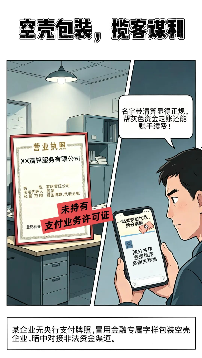防范非法支付活动丨③“正规”招牌下的猫腻，看清无证经营支付业务风险